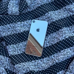 Apple iPhone 8  256 gb Carrier Unlocked Gray & Mirror Silver  Back Glass Mint